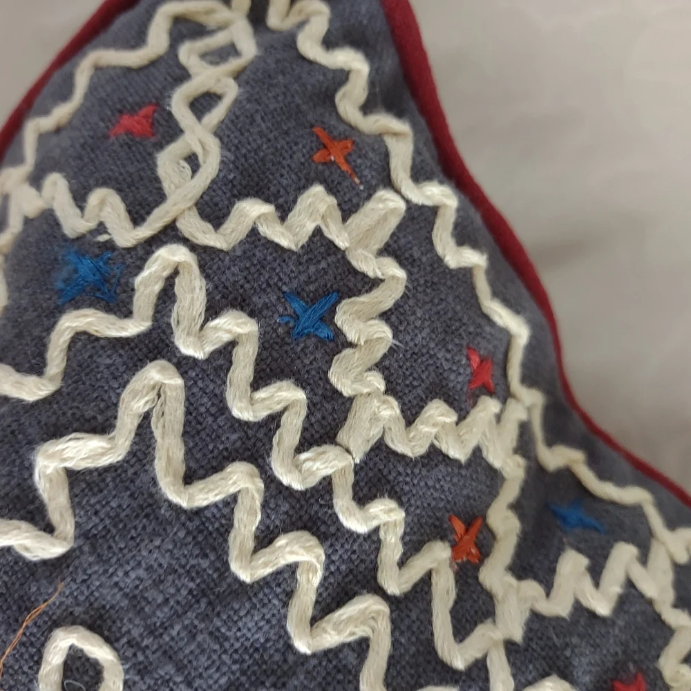 Pier 1 Embroidered Decorative Pillow